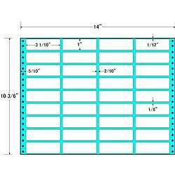 Labels - 【送料無料】東洋印刷 MX14J タックフォームラベル 14インチ×10 3/ 6インチ 36面付(1ケース500折)【在庫目安:お取り寄せ】| ラベル シール シート シール印刷 プリンタ 自作