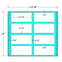 【送料無料】東洋印刷 M11I タックフォームラベル 11 2/ 10インチ×10インチ 8面付(1ケース500折)【在庫目安:お取り寄せ】| ラベル シール シート シール印刷 プリンタ 自作