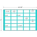 【送料無料】東洋印刷 M14J タックフォームラベル 14 5/ 10インチ×9インチ 30面付(1ケース500折)【在庫目安:お取り寄せ】| ラベル シール シート シール印刷 プリンタ 自作