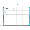 東洋印刷 M14O タックフォームラベル 14 6/ 10インチ×10インチ 20面付(1ケース500折)| ラベル シール シート シール印刷 プリンタ 自作