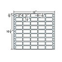 東洋印刷 M12C タックフォームラベル 12インチ×10 3/ 6インチ 45面付(1ケース500折)| ラベル シール シート シール印刷 プリンタ 自作