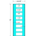 東洋印刷 MM4D タックフォームラベル 4 5/ 10インチ×12インチ 8面付(1ケース1000折)| ラベル シール シート シール印刷 プリンタ 自作