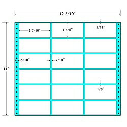 東洋印刷 MT12L タックフォームラベル 12 5/ 10インチ×11インチ 18面付(1ケース500折)| ラベル シール シート シール印刷 プリンタ 自作