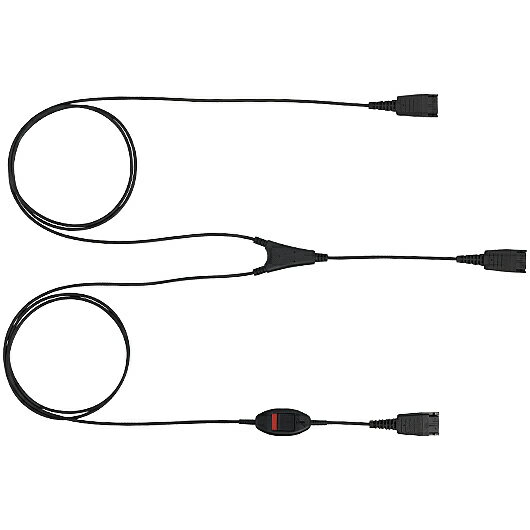 GNオーディオ 8800-02-01 モニタリング用新型Yコード Jabra Supervisor Cord ※管理者用ミュートスイッチ付き