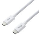 yzELECOM USB4-CC5P08WH USB4P[u/ C-C^Cv/ Fؕi/ USB Power DeliveryΉ/ 40Gbps/ 0.8m/ zCgy݌ɖڈ:񂹁z