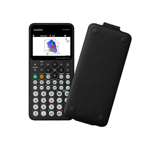 【送料無料】CASIO FX-CG100-N カラーグラフ関数電卓【在庫目安:お取り寄せ】| 事務機 電卓 計算機 電子卓上計算機 小型 演算 計算 税計算 消費税 税