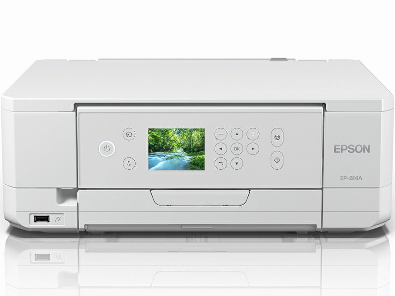 【送料無料】EPSONEP-814AA4カラーインクジェット複合機/Colorio/6色/無線LAN/Wi-FiDirect/両面/2.7型液晶【在庫目安:予約受付中】|プリンタープリンタ