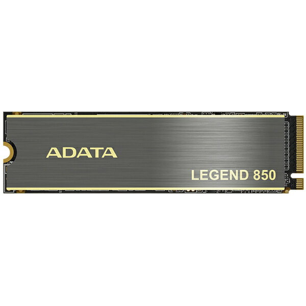 【送料無料】A-DATA Technology ALEG-850-512GCS LEGEND 850 PCIe Gen4 x4 M.2 2280 SSD with Heatsink 512GB 読取 5000MB/ s /書込 2700MB/ s 5年保証【在庫目安:お取り寄せ】| パソコン周辺機器