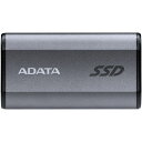 A-DATA Technology AELI-SE880-500GCGY Elite SE880 500GB 外付けSSD USB3.2 Gen2x2 Type-C チタン 5年保証