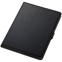 【送料無料】ELECOM TB-A19R360BK iPad 10.2 2019年モデル用フラップケース/ ソフトレザー/ 360度回転/ ブラック【在庫目安:お取り寄せ】