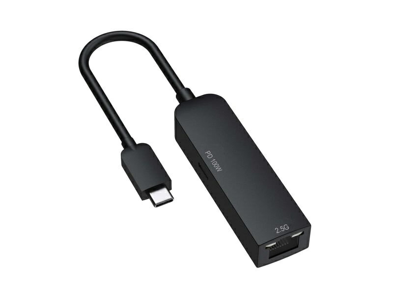 【送料無料】GOPPA GP-CR452GHP/B PD100W充電対応 USB3.2 Gen1 Type-C接続 2.5GbE LANアダプター【在庫目安:お取り寄せ】