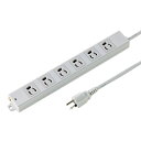 【送料無料】サンワサプライ TAP-KS6-2 工事物件タップ(3P・6個口・2m)【在庫目安:お取り寄せ】(2)