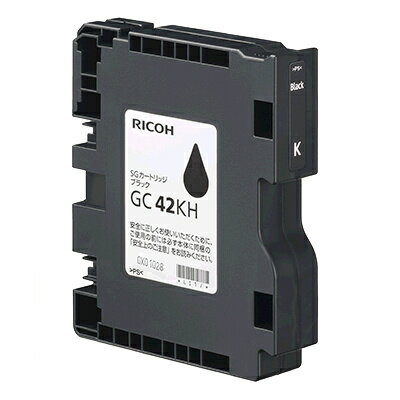 RICOH SGカートリッジ ブラック GC42KH ブラックインク。約4200ページ 印刷可能。 詳細スペック 電気用品安全法(本体)非対象 電気用品安全法(付属品等)非対象 電気用品安全法(備考)本体・付属品共に電気用品安全法の対象外