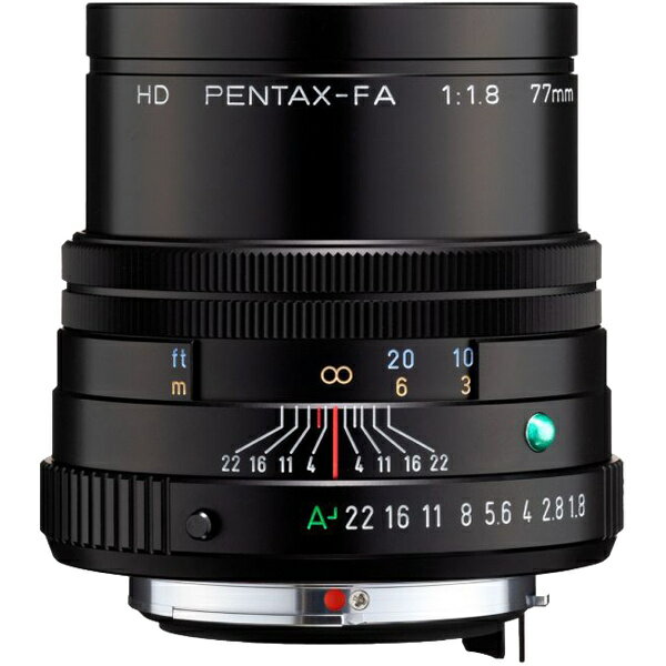 【送料無料】リコーイメージング HD FA 77mmF1.8 ltd ブラック HD PENTAX-FA 77mmF1.8 Limited ブラック【在庫目安:お取り寄せ】| カメラ 単焦点レンズ 交換レンズ レンズ 単焦点 交換 マウント ボケ