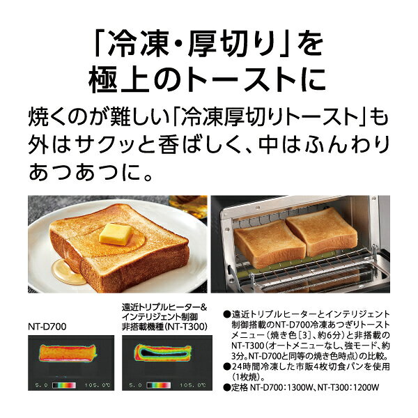 【在庫目安:あり】【送料無料】Panasonic NT-D700-W オーブントースター（ホワイト）| キッチン家電 一人暮らし 肉 魚 家電 新生活 pc-express-10729201 PC&家電《CaravanYU 楽天市場店》 サンプル画像3