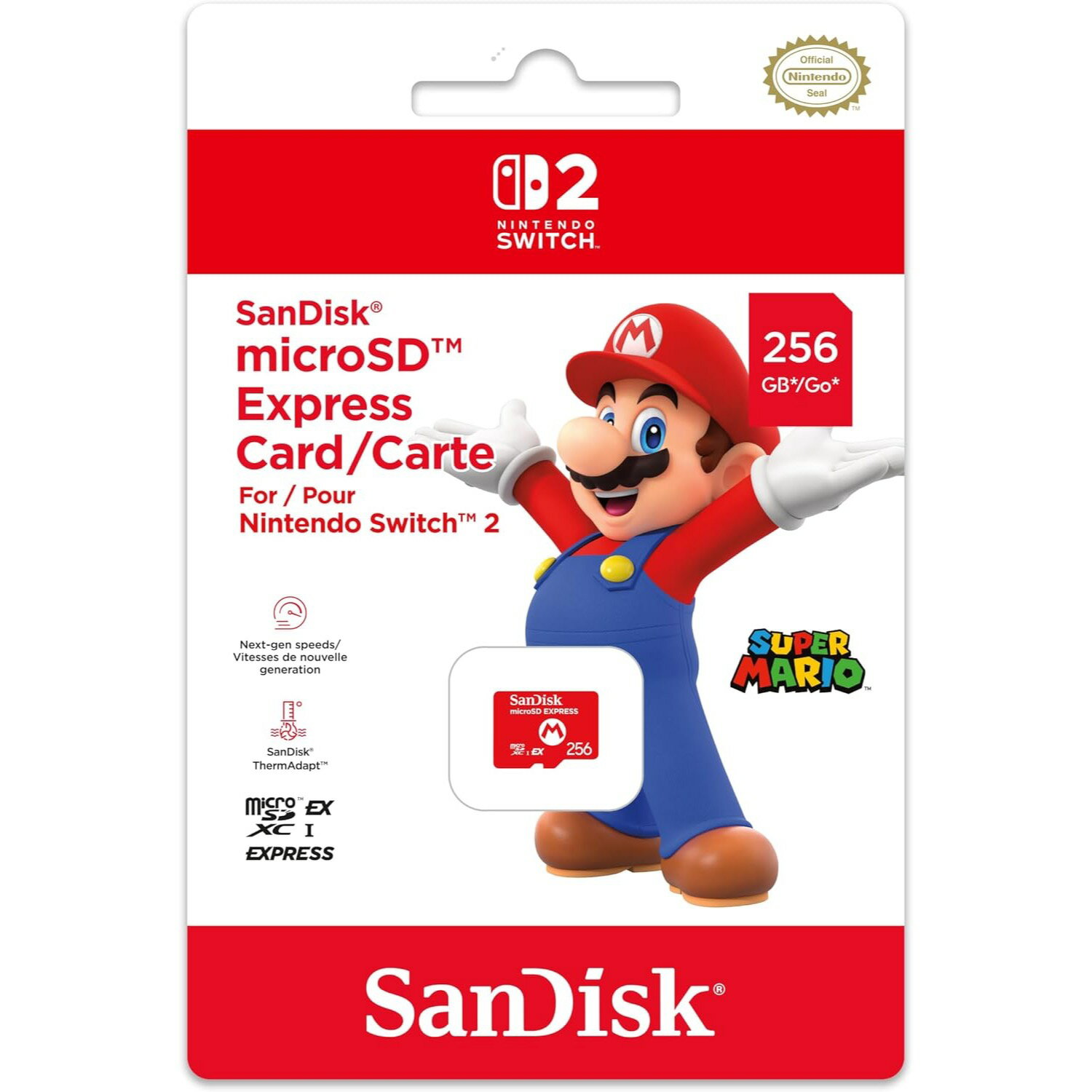 樂天商城 - 【在庫目安:あり】【送料無料】任天堂 BEE-A-SD01A SanDisk microSD Express Card 256GB for Nintendo Switch 2