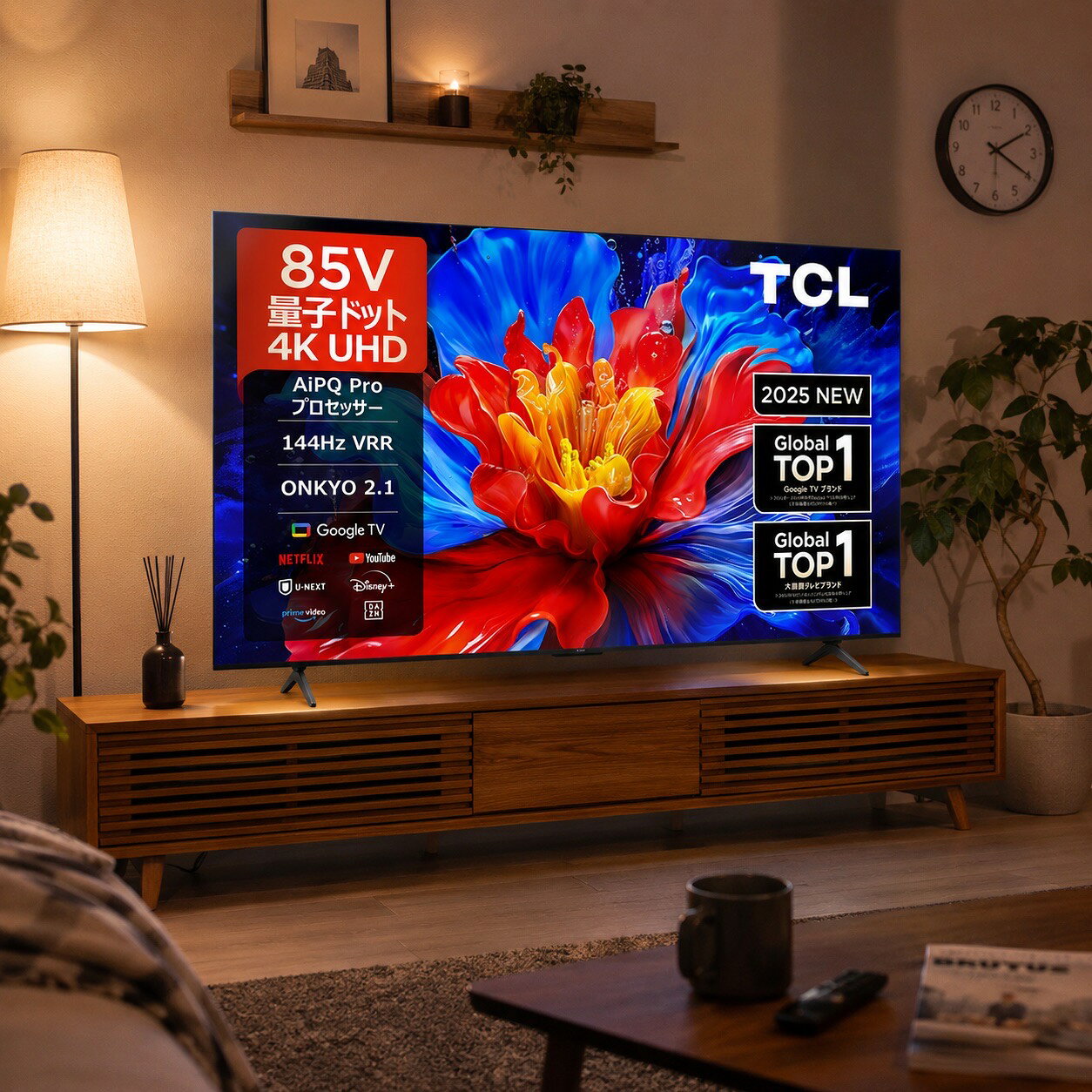 楽天市場】tv 4k tcl 50p8sの通販