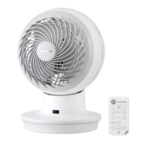 アイリスオーヤマ サーキュレーターアイ DC JET 28畳 PCF-SDC15T-EC-W ホワイト IRIS OHYAMA サーキュレーター DCモーター 静音 パワフル送風 首振り 上下左右 3Dランダム首振り 換気 部屋干し 衣類乾燥 省エネ リモコン付き 新生活 正規品