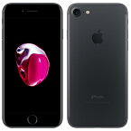 【SIMロック解除済】au iPhone7 128GB A1779 (MNCK2J/A) ブラック Apple 当社3ヶ月間保証 中古 【 中古スマホとタブレット販売のイオシス 】