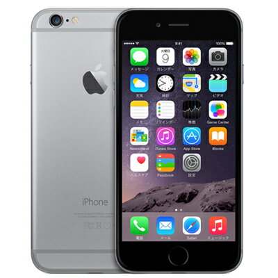 au iPhone6 128GB A1586 (MG4A2J/A) スペースグレイ Apple 当社3ヶ月間保証 中古 【 中古スマホとタブレット販売のイオシス 】