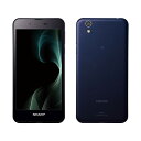 SIMフリー 未使用 AQUOS SH-M04-A ネイビー【当社6ヶ月保証】 スマホ 中古 本体 送料無料【中古】 【 中古スマホとタブレット販売のイオシス 】