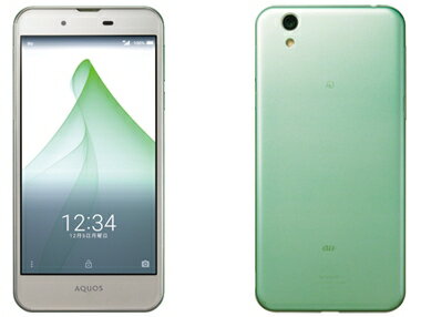 白ロム au AQUOS U SHV37 ライム×ゴールド[中古Cランク]【当社3ヶ月間保証】 スマホ 中古 本体 送料無料【中古】 【 中古スマホとタブレット販売のイオシス 】