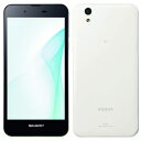 SIMフリー 未使用 AQUOS SH-M04 White 楽天モバイル【当社6ヶ月保証】 スマホ 中古 本体 送料無料【中古】 【 中古スマホとタブレット販売のイオシス 】