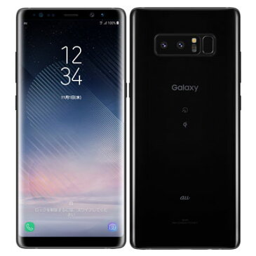 白ロム au 【SIMロック解除済】Galaxy note8 SCV37 Midnight Black[中古Bランク]【当社3ヶ月間保証】 スマホ 中古 本体 送料無料【中古】 【 中古スマホとタブレット販売のイオシス 】