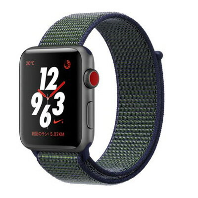 【送料無料】当社6ヶ月保証[未使用品]■Apple Apple Watch Nike+ Series3 42mm GPS+Cellularモデル MQMK2J/A A1891【スペースグレイアルミニウムケース/ミッドナイトフォグNikeスポーツループ】【周辺機器】中古【中古】 【 中古スマホとタブレット販売のイオシス 】