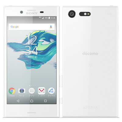 【SIMロック解除済】docomo Xperia X Compact SO-02J White SONY 当社3ヶ月間保証 中古 【 中古スマホとタブレット販売のイオシス 】