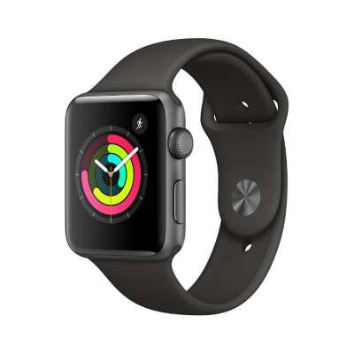 Apple Apple Watch Series3 42mm GPSモデル MR362J/A A1859【スペースグレイアルミニウムケース/グレイスポーツバンド】 [中古] 【当社3ヶ月間保証】 【 中古スマホとタブレット販売のイオシス 】