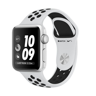 Apple Apple Watch Nike+ Series3 38mm GPSモデル MQKX2J/A A1858【シルバーアルミニウムケース/ピュアプラチナ ブラックNikeスポーツバンド】 [中古] 【当社3ヶ月間保証】 【 中古スマホとタブレット販売