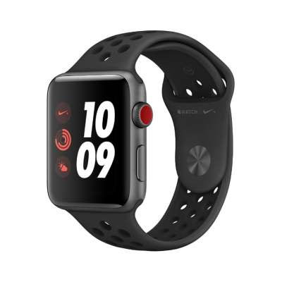 Apple Apple Watch Nike+ Series3 42mm GPS+Cellularモデル MQMF2J/A A1891【スペースグレイアルミニウムケース/アンスラサイト ブラックNikeスポーツバンド】 [中古] 【当社3ヶ月間保証】 【 中古スマホとタ