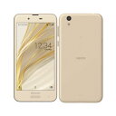 【SIMロック解除済】docomo AQUOS sense SH-01K Champagne Gold SHARP 当社3ヶ月間保証 中古 【 中古スマホとタブレット販売のイオシス 】