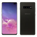 SIMフリー 未使用 Samsung Galaxy S10 Plus Dual-SIM SM-G9750 【8GB 512GB Ceramic Black 香港版 SIMフリー】【当社6ヶ月保証】 スマホ 中古 本体 送料無料【中古】 【 中古スマホとタブレット販売のイオシス 】