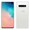 SIMフリー 未使用 Samsung Galaxy S10 Plus Dual-SIM SM-G9750 【8GB 512GB Ceramic White 香港版 SIMフリー】【当社6ヶ月保証】 スマホ 中古 本体 送料無料【中古】 【 中古スマホとタブレット販売のイオシス 】