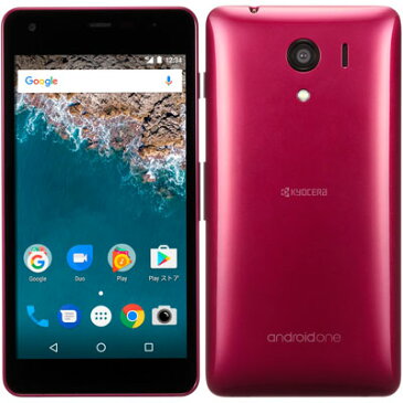 【SIMロック解除済】Y!mobile Android One S2 レッド KYOCERA 当社3ヶ月間保証 中古 【 中古スマホとタブレット販売のイオシス 】