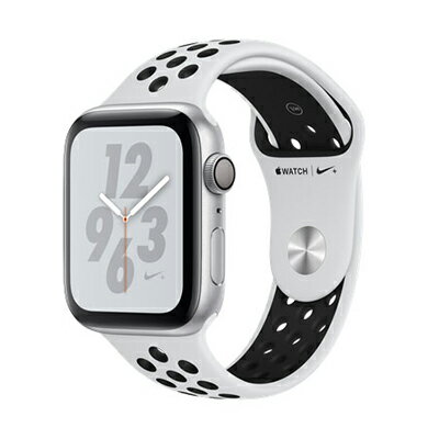 Apple Apple Watch Nike+ Series4 44mm GPSモデル MU6K2J/A A1978【シルバーアルミニウムケース/ピュアプラチナム ブラックNikeスポーツバンド】 [中古] 【当社3ヶ月間保証】 【 中古スマホとタブレット販