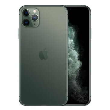 SIMフリー 未使用 iPhone11 Pro Max Dual-SIM 512GB ミッドナイトグリーン MWF82ZA/A A2220【香港版 SIMフリー】【当社6ヶ月保証】 スマホ 中古 本体 送料無料【中古】 【 中古スマホとタブレット販売のイオシス 】