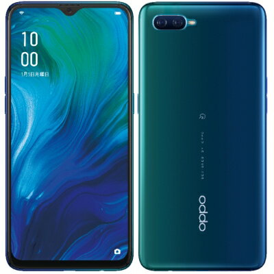 Oppo Reno A CPH1983 Blue【6GB 128GB 楽天版SIMフリー】 OPPO 当社6ヶ月保証 未使用 【 中古スマホとタブレット販売のイオシス 】