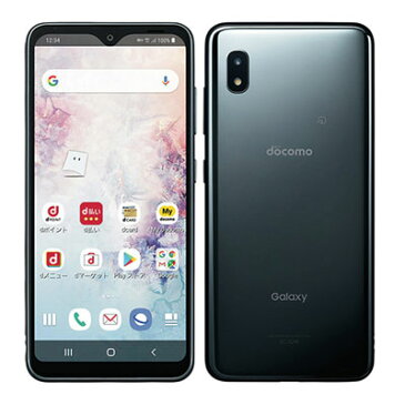 白ロム docomo 未使用 【SIMロック解除済】Galaxy A20 SC-02M Black【当社6ヶ月保証】 スマホ 中古 本体 送料無料【中古】 【 中古スマホとタブレット販売のイオシス 】