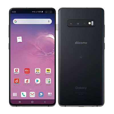 【SIMロック解除済】docomo Galaxy S10+ (Plus) SC-04L プリズムブラック SAMSUNG 当社3ヶ月間保証 中古 【 中古スマホとタブレット販売のイオシス 】