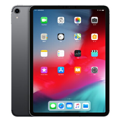 【SIMロック解除済】【第1世代】docomo iPad Pro 11インチ Wi-Fi+Cellular 256GB スペースグレイ MU102J/A A1934 Apple 当社3ヶ月間保証 中古 イオシス