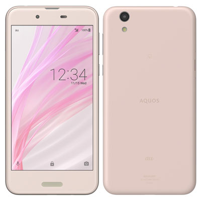 【SIMロック解除済】au AQUOS sense SHV40 Misty Pink SHARP 当社3ヶ月間保証 中古 【 中古スマホとタブレット販売のイオシス 】