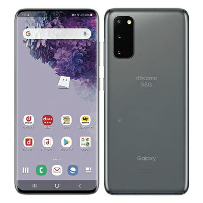 SIMåѡdocomo Galaxy S20 5G SC-51A Cosmic Gray SAMSUNG 3ݾ   ťޥۤȥ֥åΥ 