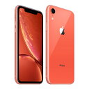 【SIMロック解除済】docomo iPhoneXR A2106 (MT0T2J/A) 128GB コーラル Apple 当社3ヶ月間保証 中古 【 中古スマホ...