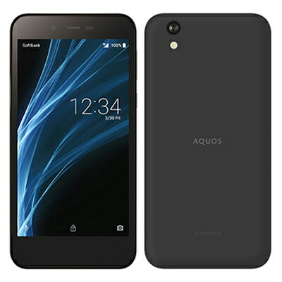 【SIMロック解除済】Softbank AQUOS sense basic 702SH ブラック SHARP 当社3ヶ月間保証 中古 【 中古スマホとタブレット販売のイオシス 】