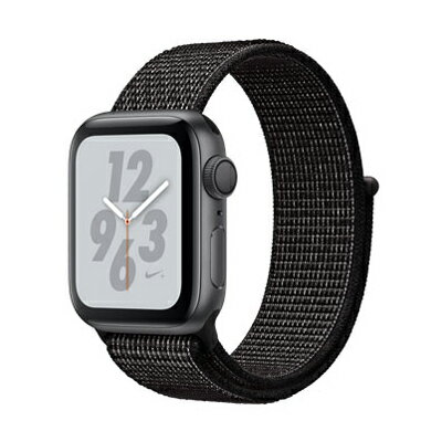 Apple Apple Watch Nike+ Series4 40mm GPSモデル MU7G2J/A A1977【スペースグレイアルミニウムケース/ブラックNikeスポーツループ】 [中古] 【当社3ヶ月間保証】 【 中古スマホとタブレット販売のイオシ