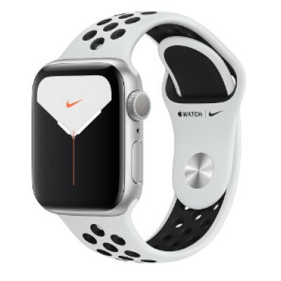 Apple Apple Watch Nike+ Series5 40mm GPSモデル MX3R2J/A A2092【シルバーアルミニウムケース/ピュアプラチナム ブラックNikeスポーツバンド】 [中古] 【当社3ヶ月間保証】 【 中古スマホとタブレット販