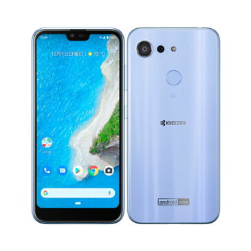【SIMロック解除済】Y!mobile Android One S6 ラベンダーブルー KYOCERA 当社6ヶ月保証 未使用 【 中古スマホとタブレット販売のイオシス 】